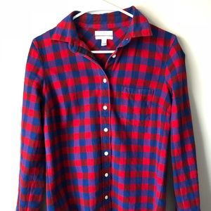J. Crew Button-down Plaid Shirt